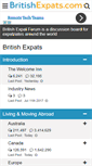 Mobile Screenshot of britishexpats.com